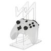 1set 2-Tier Transparent Acrylic Game Controller Display Stand Holders Controllers Desktop Organizer Stands Clear 9~19.5x9~13.9x0.45~0.75cm