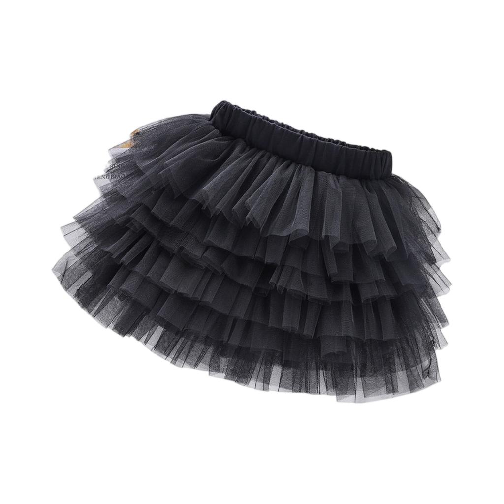 Summer Kids And Girl's Mesh Half Body Skirt