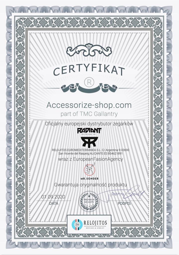 Zegarek RADIANT RA592205. Kwarcowy, Kolor Złoty. Kobieta.