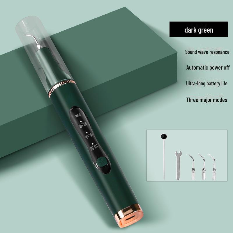 Electric Ultrasonic Tooth Cleaner: Removes Tartar, Smoke Stains, Polishes, and Beautifies Teeth.