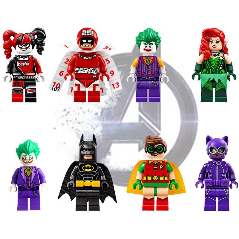 Marvel Die Avengers Superhelden Actionfiguren Clown Batman und Mond Bausteine Spielzeug für Kinder
