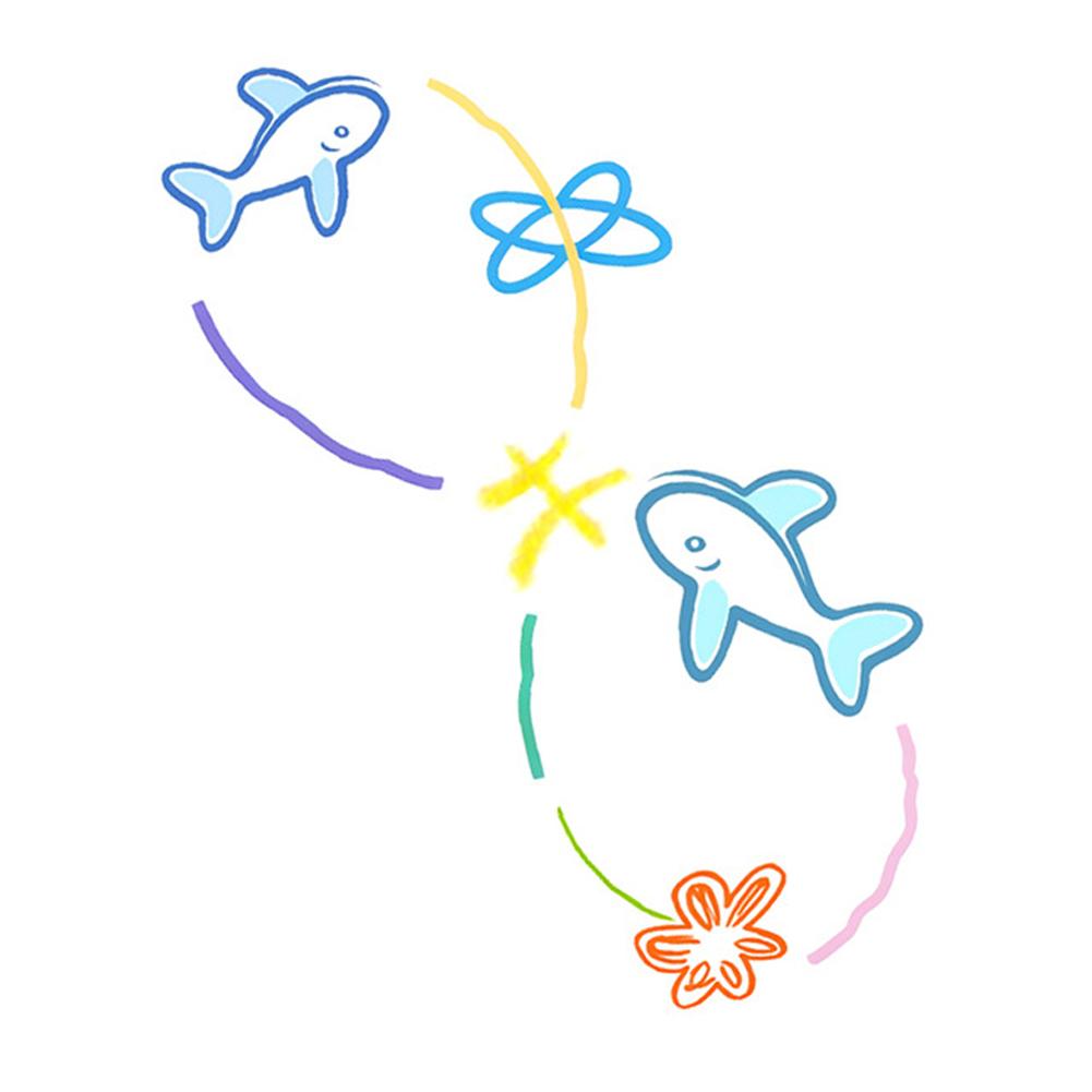 Zwölf bunte Tattoo-Aufkleber Wasserdicht Lang anhaltender Aufkleber Schlüsselbein Niedlich Damen V1U5