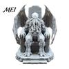 Detailed Bat Wing Sculpture 3D Printed Throne Cthulhu Statue, Gothic Resin Figurine for Shelf & Desk Tabletop Display Figures Decor, Tentacle Monsters