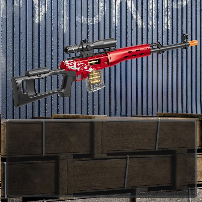 Soft Bullet Gun Toy Model Gun Can Be Fired Manually Loaded Assault Rifle Submachine Gun Christmas Birthday Gift