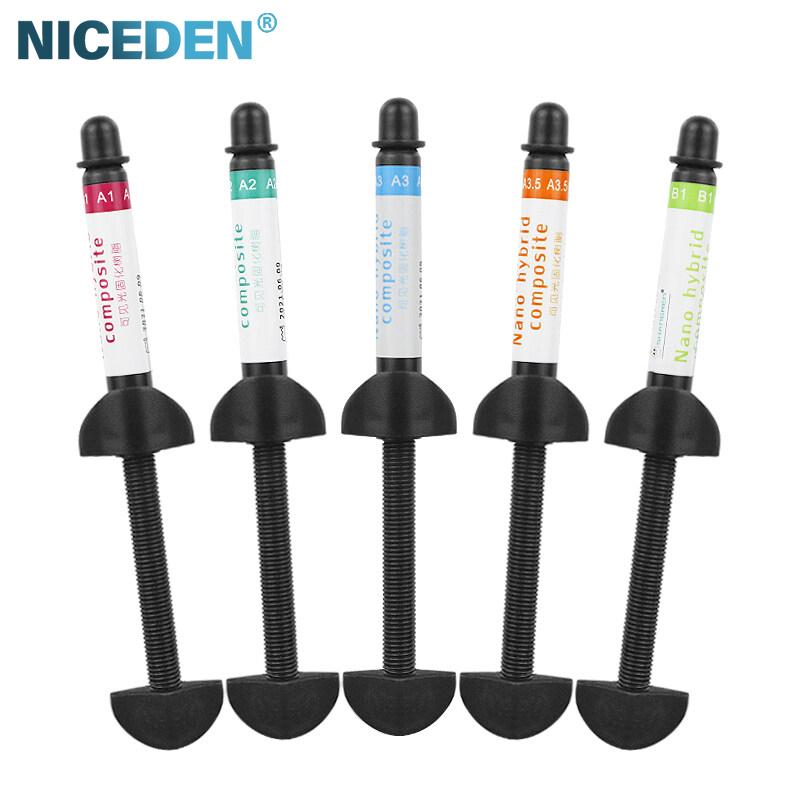 Niceden Dental Composite Flowable Resin Oral Filling Resin Materials Light Cure Dentistry Filling Consumables