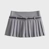Women's Autumn 2024 High Waist Three-Color Pleated Skirt Pants - European and American Fashion Style