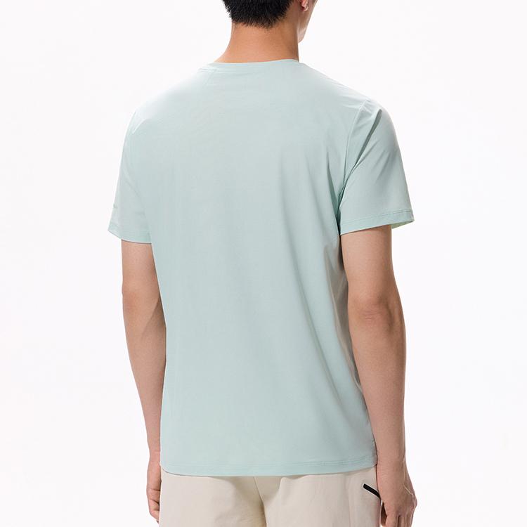 Anta Champion All-Weather Series Letter Round Neck Pullover Short Sleeve T-Shirt Men Tops 152330103-4