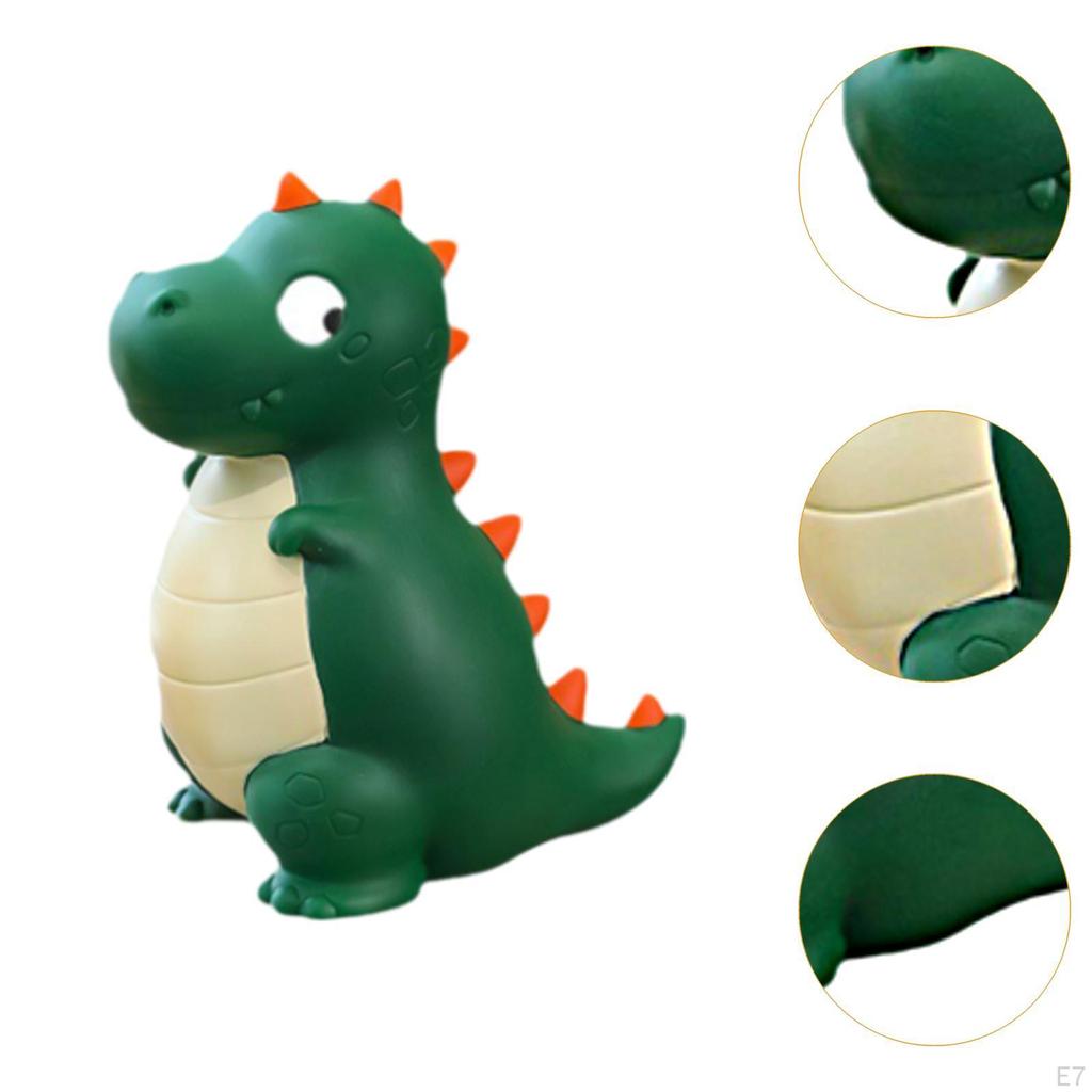 Dinosaur Money Bank Organizer for Kids Room Table Display