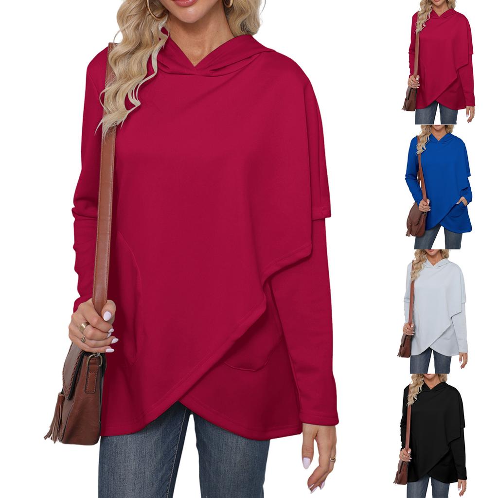 Women's Fashionable, Casual, Comfortable, Round Neck, Zipper, Long Sleeve, Warm Sweatshirt