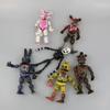 Captivating 19cm Fnaf Five Nights At Freddy's 6pcs Collection Action Figures For Enthusiasts