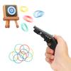 Continuous firing alloy rubber band gun mini metal gun model boy  toy equipped with 30 rubber bands