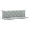 Garden Bench Cushions 2 Pcs Light Grey Melange 180 X 50 X 7 Cm Fabric