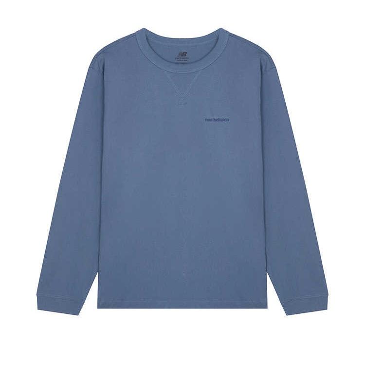 New Balance Athletics Nature State Long Sleeve T-Shirt Asia Sizing  Blue  Men s AMT23566-VTI L