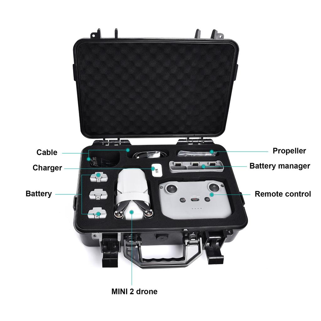 Compact Travel Storage Hard Case Box For Mavic 2 RC Drone