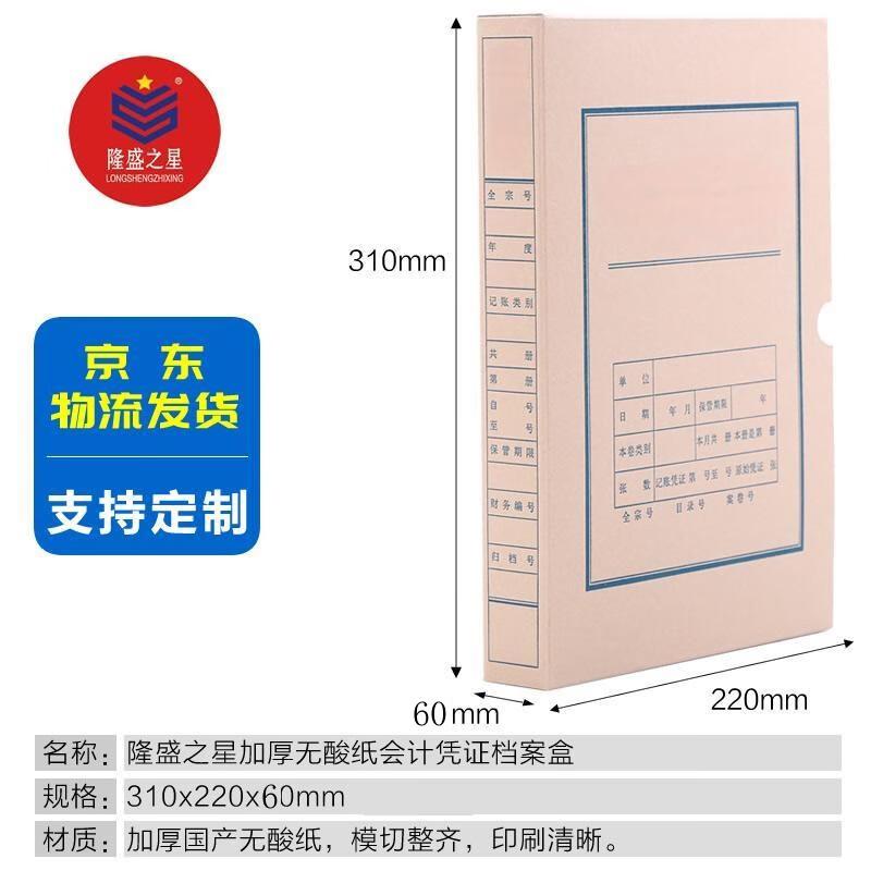 Kraft Paper Accounting File Box