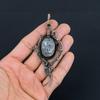 Shungite Gemstone Handmade Pure Copper Wire Wrapped Pendant Jewelry For Memorial Day
