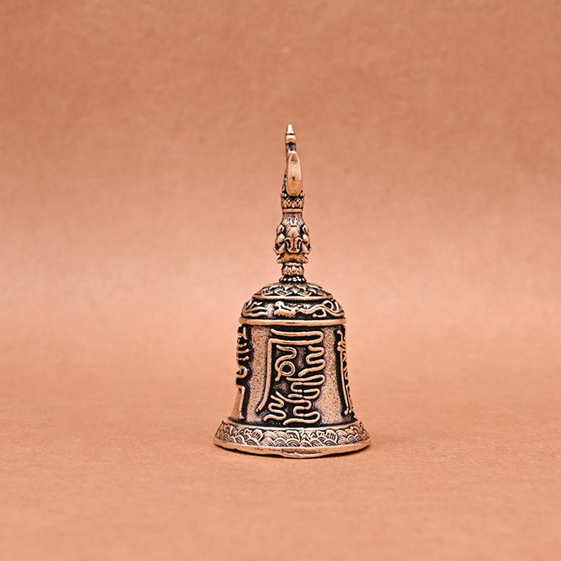 Brass Handicraft Die-Casting Drop Bell Key Car Button Wind Bell Christmas Bronze Bell Creative Gift Home Decoration Accessories