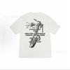 2025 new STU three standards complete spring and summer new tide brand classic cruise printed letters men and women with the same short sleeves