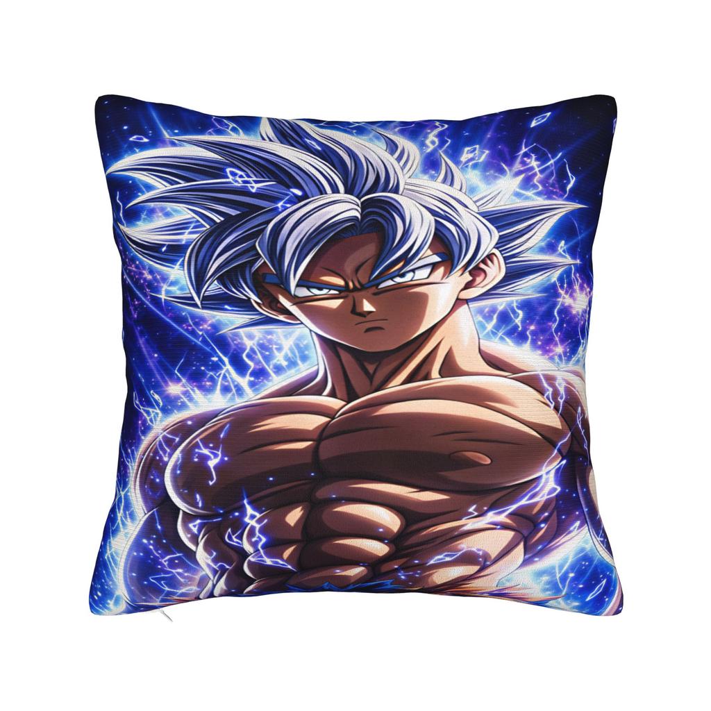 Dragons Balls Pillow Case Goku Son  Custom Pillow Cover For Sofa Couch Bed Living Room Funny Pillowcases
