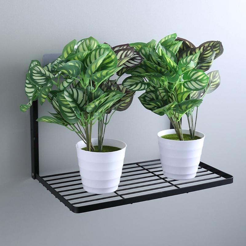 Foldaway Washer Side Shelf Easy Installation Wall Mount Organizers Space Efficient for Small Bathrooms Balcony HX6C