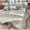 Ice Silk Cooling Bed Sheet Set: Soft, Air-Conditioned, Machine-Washable Mat for Single Person - A-Class Mother and Baby Grade.