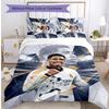 Set Lenzuola 3 Pezzi Stampato Jude Bellingham Traspirante Copripiumino con Federe Biancheria da Letto Decorativa per Camera da Letto Casa
