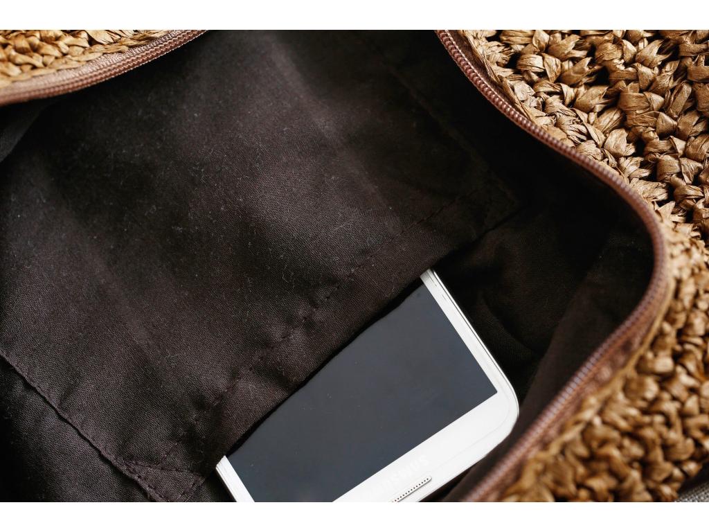 Taška pletená z papírového provázku ve tvaru chobotnice: Ležérní, všestranná móda na plážovou dovolenou pro dámy