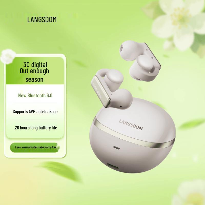 Lanston Open-Ear Clip Sports Bluetooth Headset