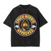 T-shirt Lavate Il Più Grande di Tutti i Tempi Chuck Norris Hip Hop T-shirt Retrò Harajuku Streetwear Top in Cotone Top Magliette per Unisex Donna