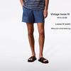 Calvin Klein Trendy Retro Cotton Linen Blend Drawstring Waist Sports Denim Shorts Men shorts 4LF762G