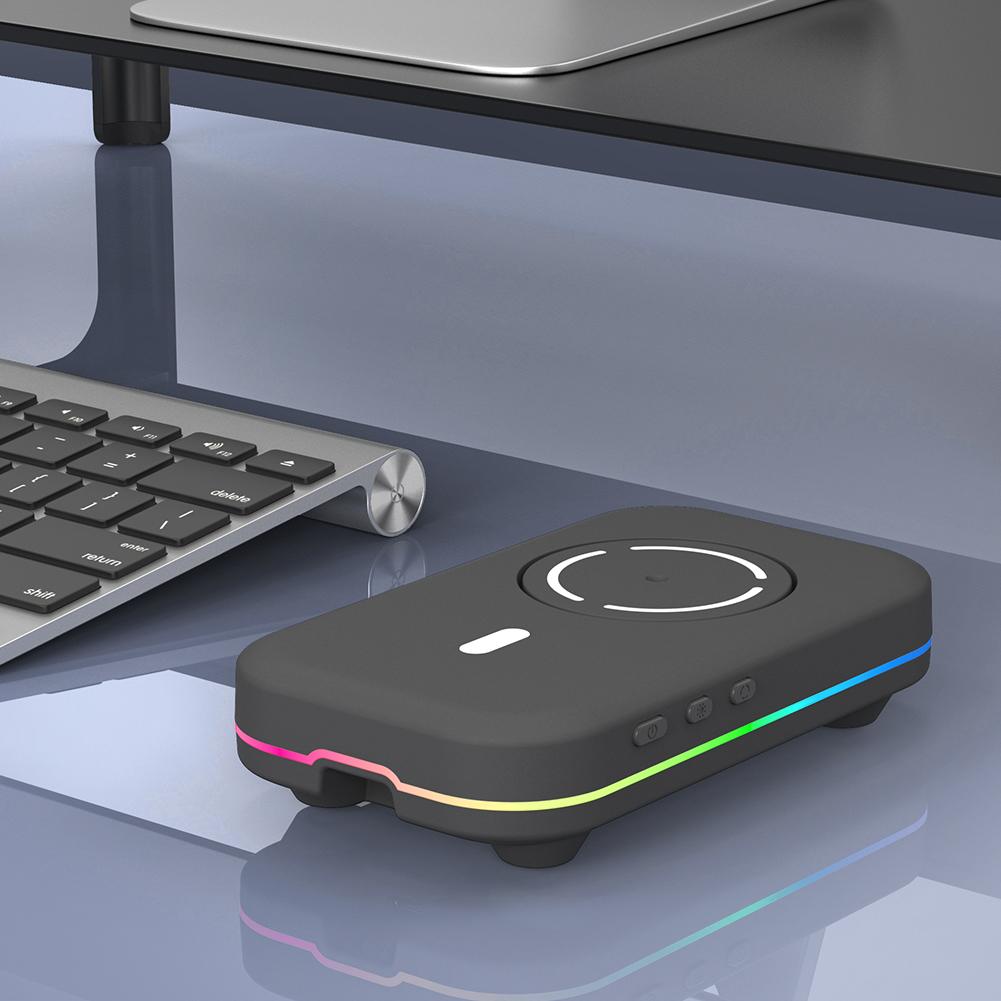 Undetectable Mouse Mover Jiggler 4 Modes Wiggler with Adjustable Interval Timer ON/Off Switch RGB Lights Keeps PC Active