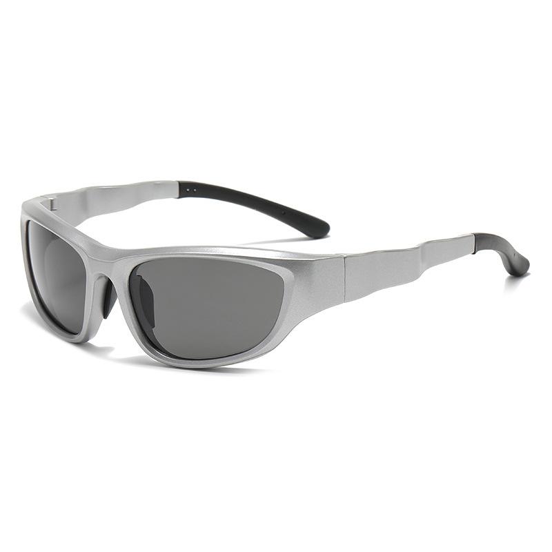 

Foldable headband sunglasses with a high-end feel серебряный серый