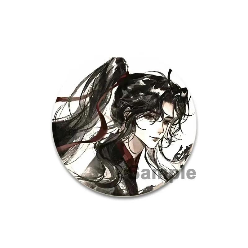 

32/44/58 мм аниме Mo Dao Zu Shi брошь Wei Wuxian Lan Wangji значок ручной работы булавка нагрудная булавка для рюкзака одежда ювелирные изделия аксессуары подарок 32mm
