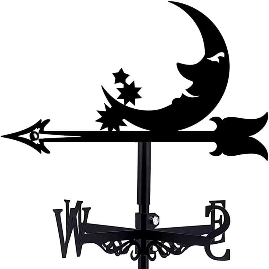 Wetterfahnen-Ornament aus Edelstahl für den Außenhof