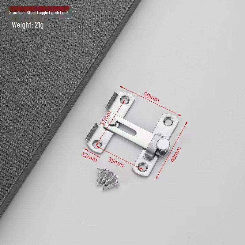 90° Stainless Steel Anti-Theft Door Latch for Barn & Pet Cage