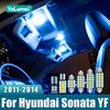For Hyundai Sonata YF 2011 2012 2013 2014 5PCS Error Free 12V LED Car Dome Reading Lights Trunk Lamps Bulbs Canbus Accessories