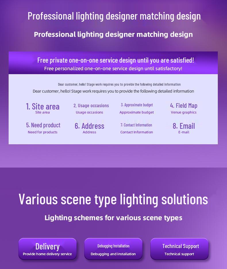 Rotating Stage Beam Light for Weddings, Live Streaming, Ballrooms, Bars, and Private Rooms