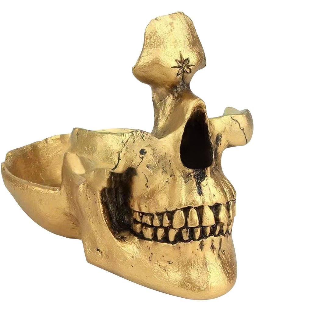 Skeleton Spectacle Frame, Creative Display Stand, Key Stand Resin Sculpture, Unique Decorative Item
