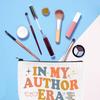 Gzrlyf Novel Writer Author Makeup Bag Writer Themed Gift Novelist Author Gifts For Women Writer Author Novelist Cosmetic Bag (IN MY AUTHOR)