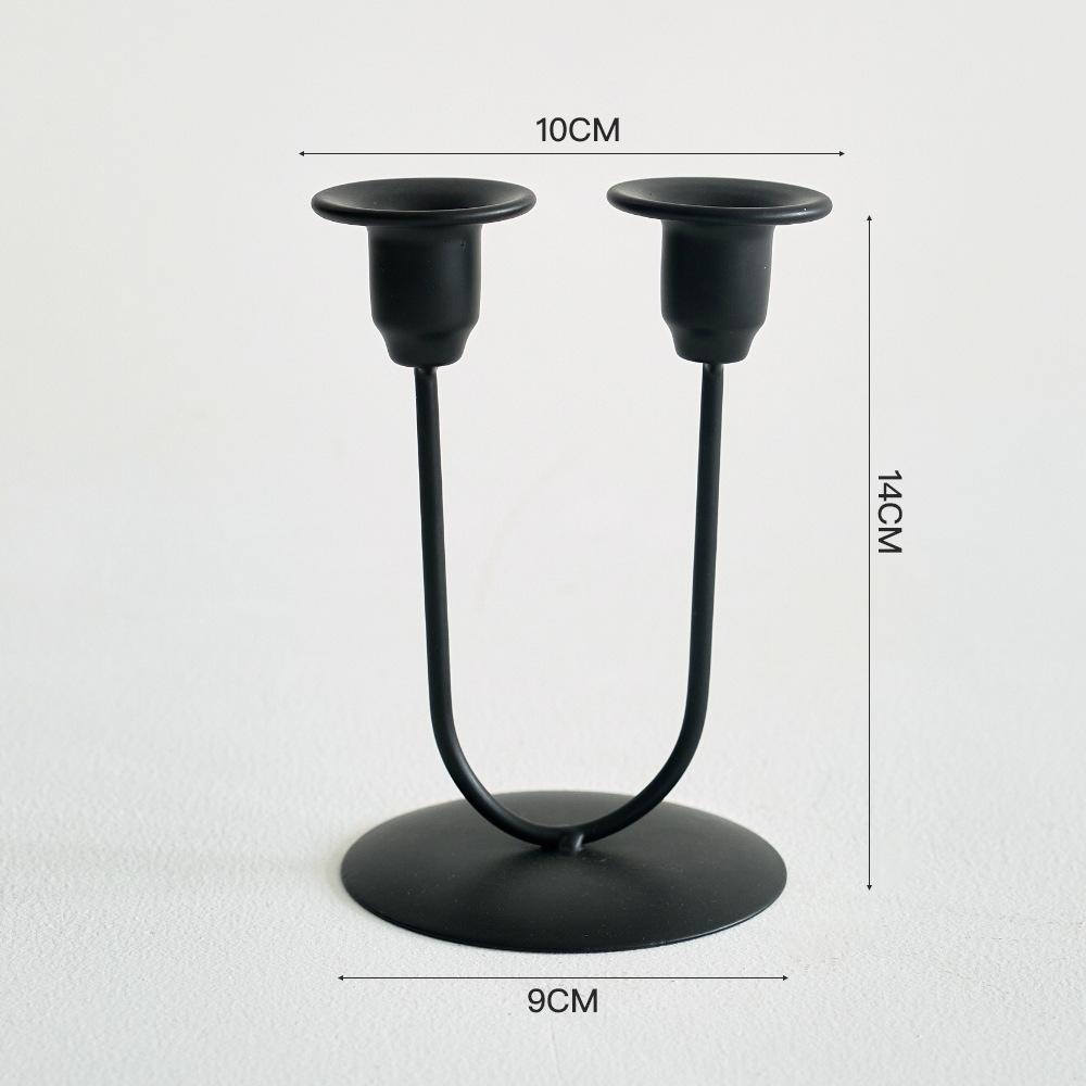 Wedding Ceremony Photo Props Atmosphere Sense of Romantic Candlelight Dinner Creative Candelabra Decorative Ornaments