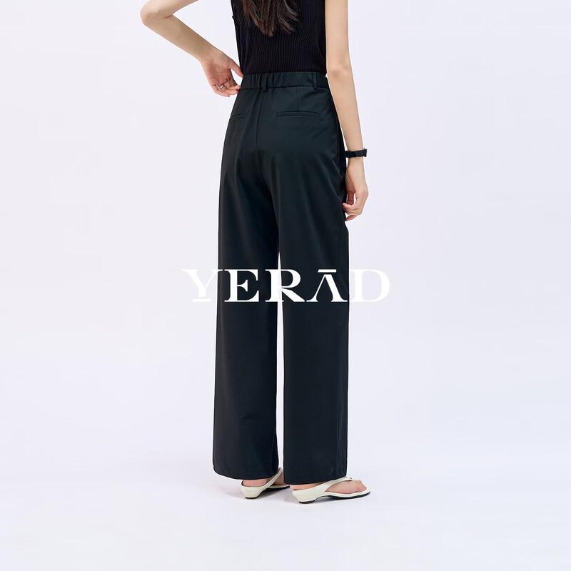 YERAD Women's Slim Straight-Leg Wool Blend Pants