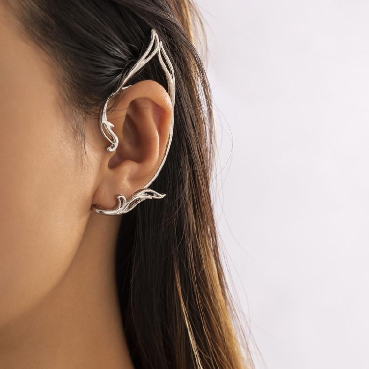 Cold Wind Earrings Irregular Dark Style Distressed Earring Elves Earrings Gift