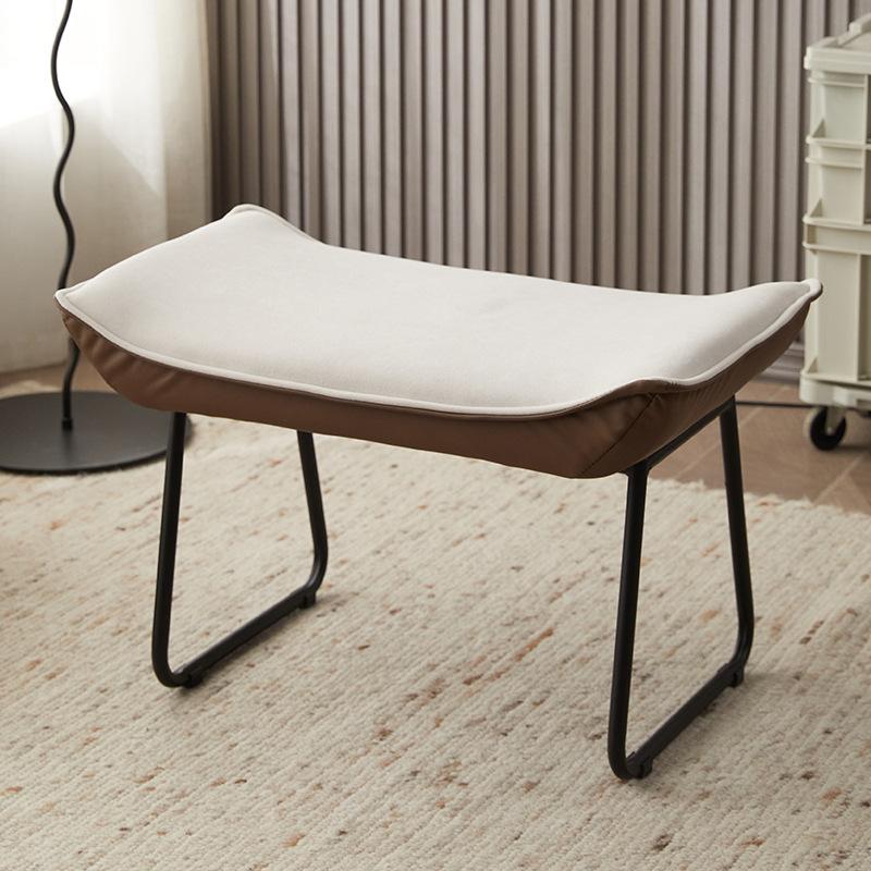 Foldable Multi-Color Footstool, Modern Entryway & Office Ottoman for Shoe Changing &Nap Support, Compact Space-Saving Home Decor