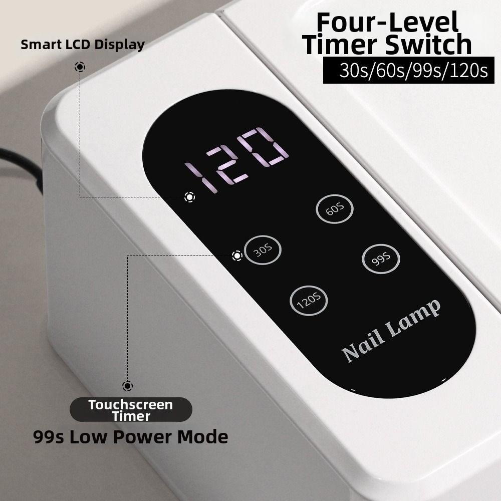 2IN1 UV Nails Lamp Dual Hand Nail Curing Lamp Professional UV LED Nail Light  DIY Nail Gel