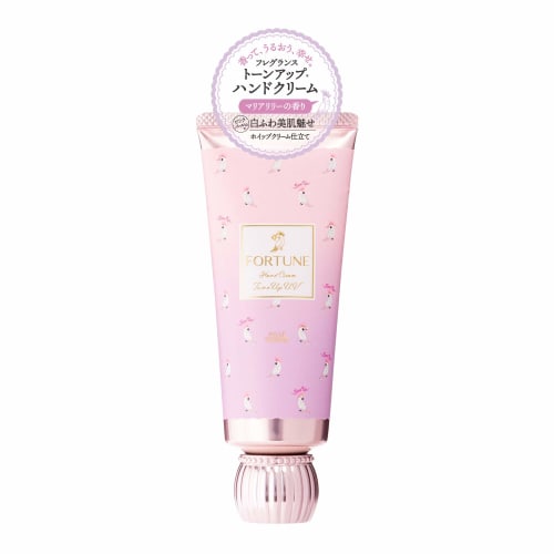 FORTUNE KOSE Fragrance Tone Up Hand Cream Transparent Beautiful Skin Pink Pearl UV Effect Maria Lily Scent 60g (x 1)