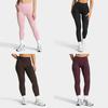 Pantaloni da Yoga Stampa Leopardo da Donna Vita Alta Senza Cuciture Controllo Pancia Leggings Fitness per Corsa e Palestra