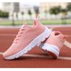 Unisex White Sports Shoes, Mesh Breathable Lightweight Running Shoes, Soft Soled Casual Walking Shoes