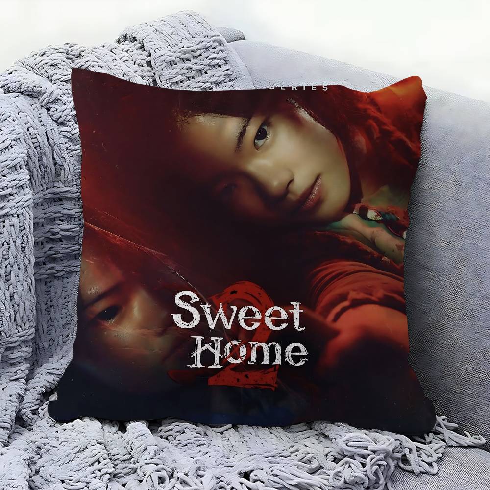 Movie S-Sweet Home Cushion Cover Pillowcase Upholstery Sofa Throw Pillow Home Decor Pillowcas