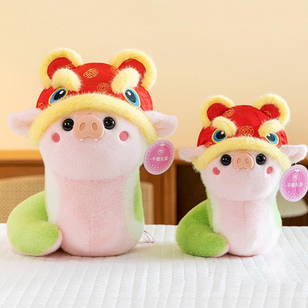 Mascot Little Pig Snake Plush Toy Stuffed Pig Nose Snake Plushies Doll  Birthday Gifts