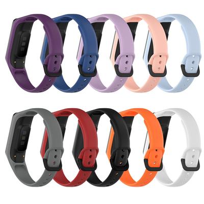 10 Farben Silikonarmband Ersatzarmband für Samsung Watch Active Uhrenarmband für Samsung Galaxy Fit 2 SM-R220